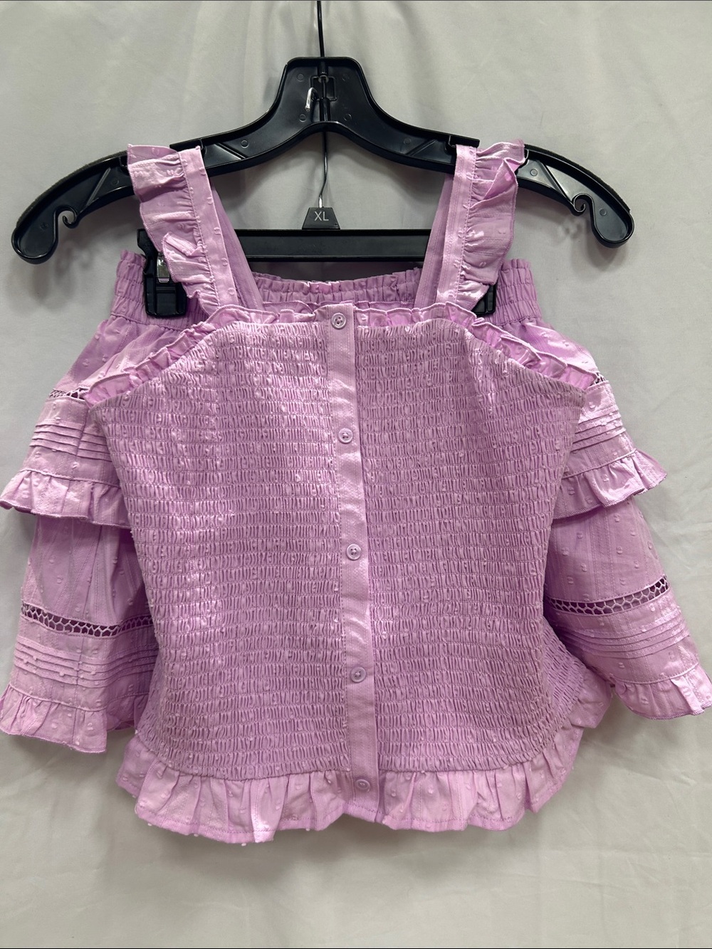 Roller Rabbit x Target Smocked Top And Tiered Ruffle Mini Skirt, Medium - NWOT